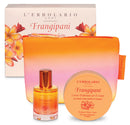 Frangipani beauty pochette dolci attimi 1 profumo 30 ml + 1 crema profumata corpo 75 ml edizione limitata