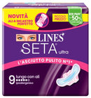 Lines seta ultra assorbenti lungo ali dwct 9 pezzi