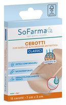 Cerotto classico 7x3 cm 15 pezzi sofarmapiu'