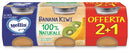 Mellin omogeneizzato banana kiwi 3 pezzi da 100 g