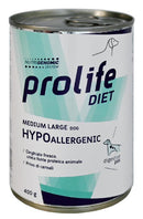 Prolife dog diet wet adult hypoallergenic wild boar m/l 400 g