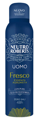 Neutro roberts deo spray uomo fresco agrumato 150 ml