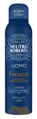 Neutro roberts deo spray uomo asciutto mediterranea 150 ml