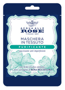 Acqua alle rose maschera viso in tessuto purificante