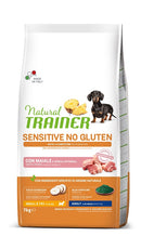 Natural trainer dog small & toy adult maiale 7 kg senza glutine