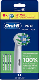 Oralb crossaction refill 8 pezzi