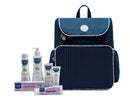 Mustela zaino baby care con pasta cambio 50 ml + detergente delicato 200 ml + hydra bebe' viso 40 ml + fluido detergente 300 ml