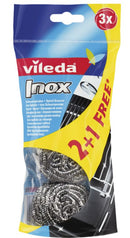 VILEDA SPUGNA INOX 2+1 PEZZI