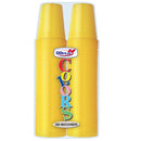 DOPLA BICCHIERI 200CC 100PEZZI  GIALLI