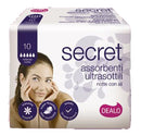 DEALO SECRET ASS ULTRA 10PEZZI  C/ALI NOTTE