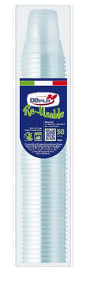 DOPLA BICCHIERI DIAMANTE 200CCX50