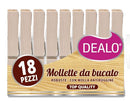 DEALO PINZE BUCATO 18PEZZI  LEGNO