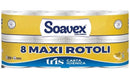 SOAVEX CARTA IGIENICA  8RT 3V MAXI