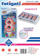 FATIGATI CANDELINE COMPLEANNO NUMERO 8