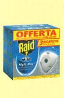 RAID ANTIZANZ NIGHT&DAY RICARICA X 3