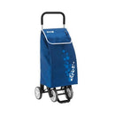 GIMI CARRELLO SPESA TWIN BLU 4 RUOTE