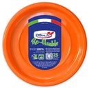 DOPLA PIATTI FRUTTA 25PEZZI  ARANCIONE