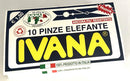 IVANA PINZE PLASTICA 10PEZZI  ELEFANTE