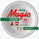DOPLA MAGIC PIATTI FONDI 38PEZZI  BIANCHI