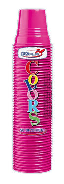 DOPLA BICCHIERI 80CC 50PEZZI  FUCSIA