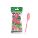 CLENDY CUCCHIAINI 18PEZZI  RIUTILIZZABILI ROSA