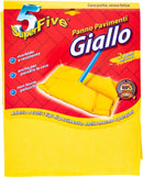SUPER FIVE PANNO PAVIMENTO GIALLO 2PEZZI  50X60