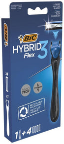 BIC HYBRID FLEX 3 RASOIO+4 RIC
