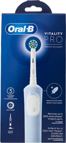 ORAL B SPAZZOLINO ELETTRICO VITAL PRO BLUE CREMA ACT