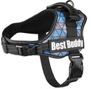 FLAMINGO CANE PETTORINA IN NYLON CON IMBOTTITURA BEST BUDDY PLUTO 60-80 CM X 38 MM AZZURRO CAMOUFLAGE