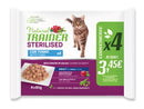 TRAINER GATTO NATURAL ADULTO STERILIZZATO TONNO FLOWPACK CF. (4X85) GR