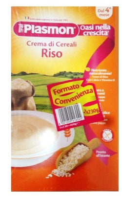 Plasmon cereali crema di riso e mais 2 x 230 g